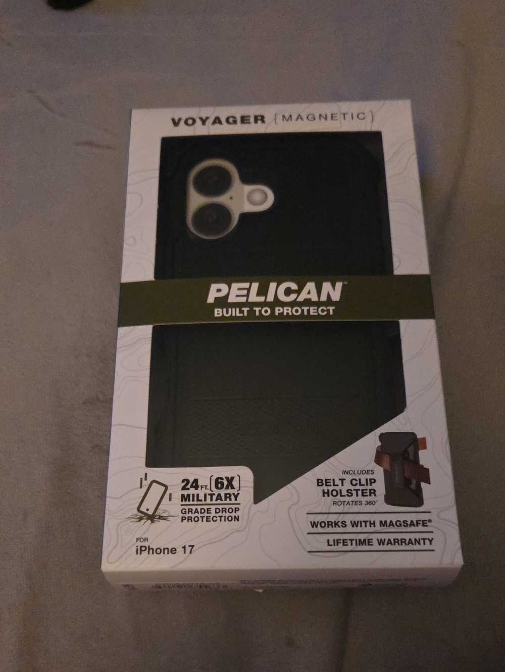 Pelican Voyager Magnetic iPhone 17 Black NWT